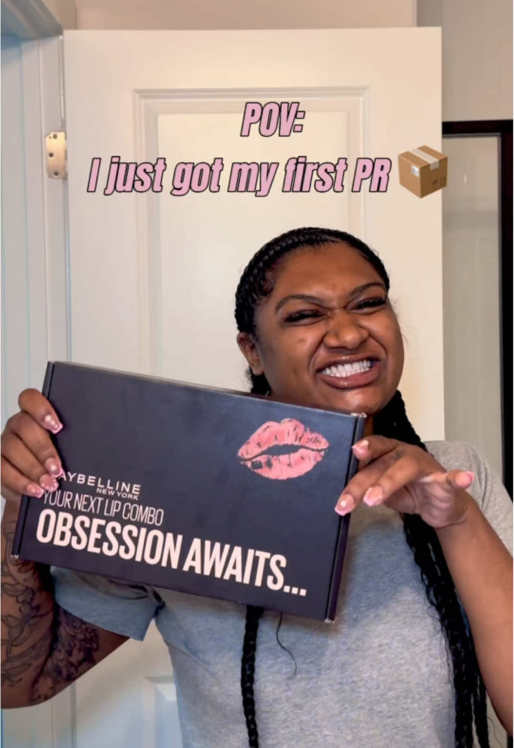 My First PR Package: @Maybelline NY A Lip Combo Dream 👄  Which color do yall want to see first?? #firstprpackage #lipcare #gifted #prunboxing #smallcreators #contentcreator #prpackages #influencertips #ugc #brandcollab #creatorsearchinsights #maybellinepartner #maybelline #lipcombo 