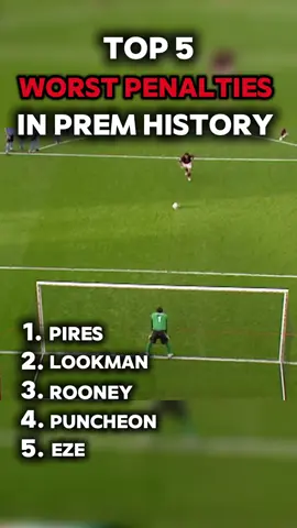 Top 5 worst penalties in prem history. Follow for daily football content #footballtiktok #footy #footballedit #football #footytiktok #footyedit #footytok #footballvideo #Soccer #soccertiktok #sports #sportstiktok #chelsea #messi #messi10 #messifans #messi_messi10 #messipsg #chelseafc #ronaldo #ronaldo7 #ronaldo_fans #ronaldoo #ronaldofans #cr7fan #cr7jr #cristianoronaldofanuz #bale #garethbale11 