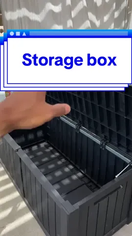 120 gallons is great to fit a patio set plus room for more #storagebox #deckbox #outdoorstorage #outdoorstoragebox #outdoordeckbox #tiktokshopcreatorpicks 
