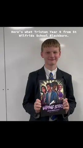 Here’s what Tristan from Year 9 thought about the session i delivered utilising my Vaping Scars story. #fyp #exploitation #vaping #vapingscars #countylines #education #christinagabbitas  #Blackburn #Lancashire #police #schools 