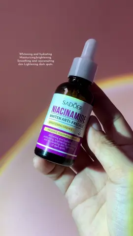 Say hello to brighter skin and bye-bye dark spots ✨❤️ #niacinamideserum #serum #serumviral #sadoer #sadoerproduct 