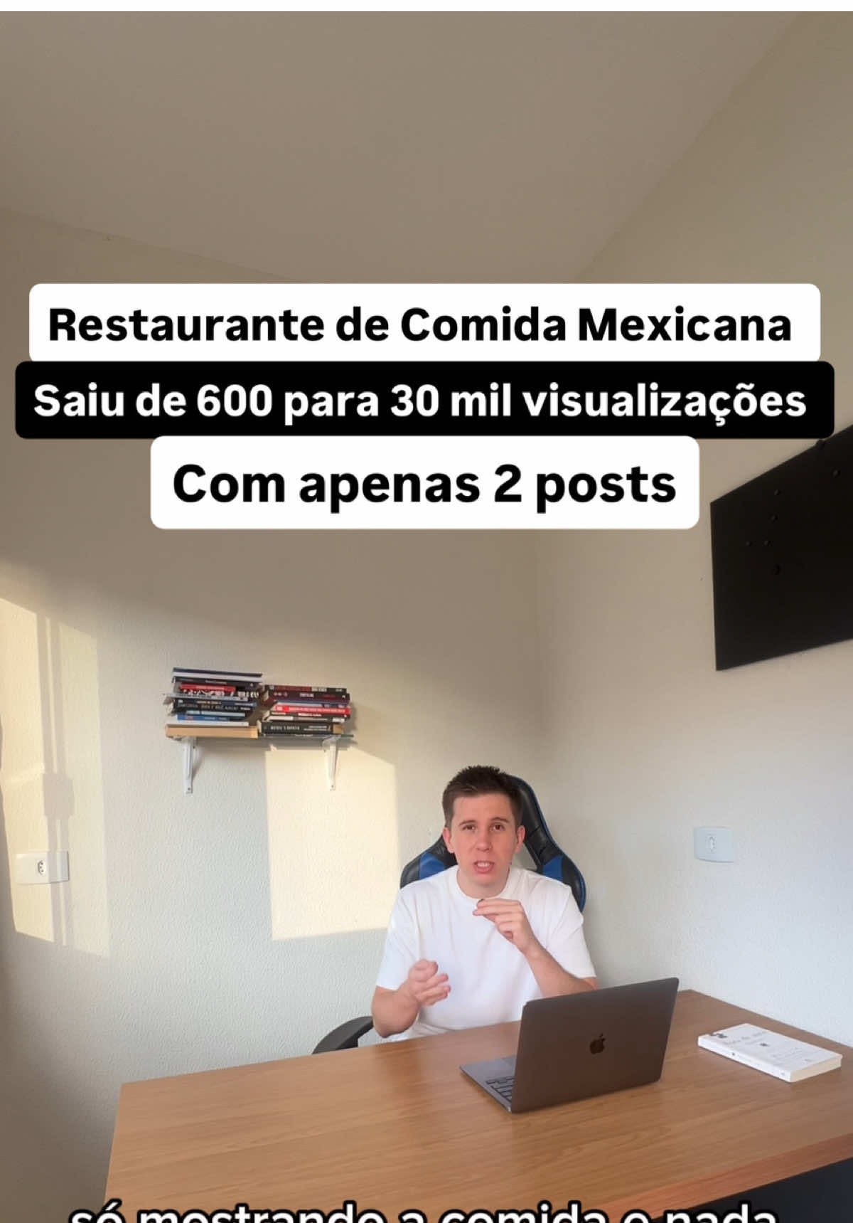 Fiz um restaurante de comida mexicana sair de 600 para 30 mil visualizações com apenas 2 posts.  #restaurante #comidamexicana #delivery