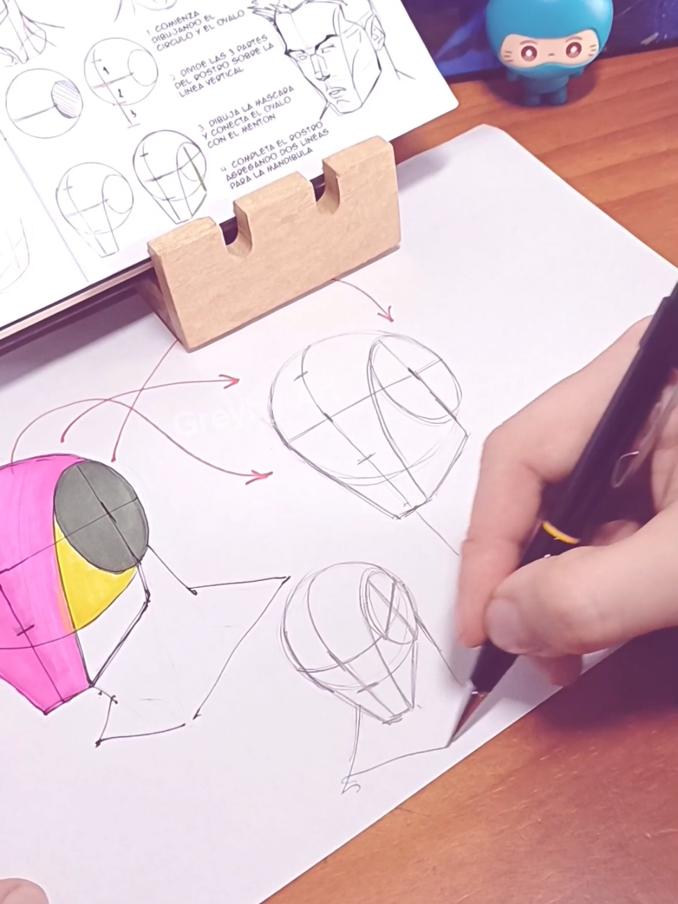 COMO DIBUJAR ROSTRO DESDE CERO. Tips de dibujo ideales para comenzar con lo básico del dibujo de rostro. Esta técnica que te enseño es de mi nueva Guía en PDF que diseñé para que puedas mejorar tus tecnicas o comenzar si dejaste el dibujo por un tiempo. Todas mis guías se encuentran en mi tienda online. #tipsdedibujo #comodibujar #rostros #dibujos  #grayby #libropdf #rostroproporcionesestructura 