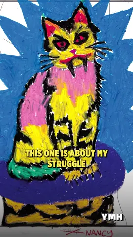 Presenting the one and only: F*ck Around and Find Out, by @christinap. 🐈 #YMH 816 #YourMomsHouse #podcast #comedy #painting #art #fineart #cats #christinap
