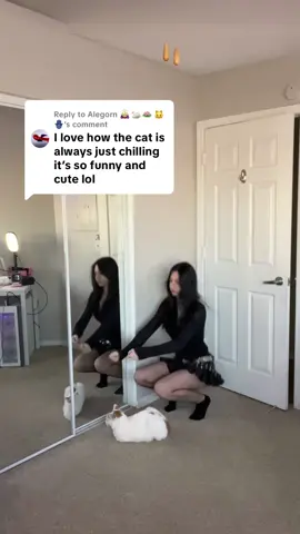 Replying to @Alegorn 🙇🏼‍♀️ 🦢🪷 🐱 🪬 he’s used to this 
