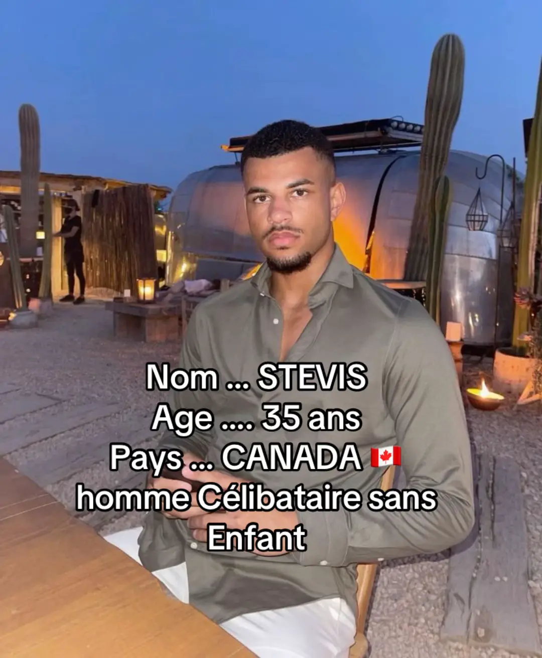 Nom … STEVIS  Age …. 35 ans Pays … CANADA 🇨🇦, Ottawa 📍 Profession …. ARCHITECTE  Statut matrimonial …. Homme célibataire sans enfant à la recherche de son âme soeur #canada_life🇨🇦 #usatiktok🇺🇸 #camerountiktok🇨🇲 #visibilité 