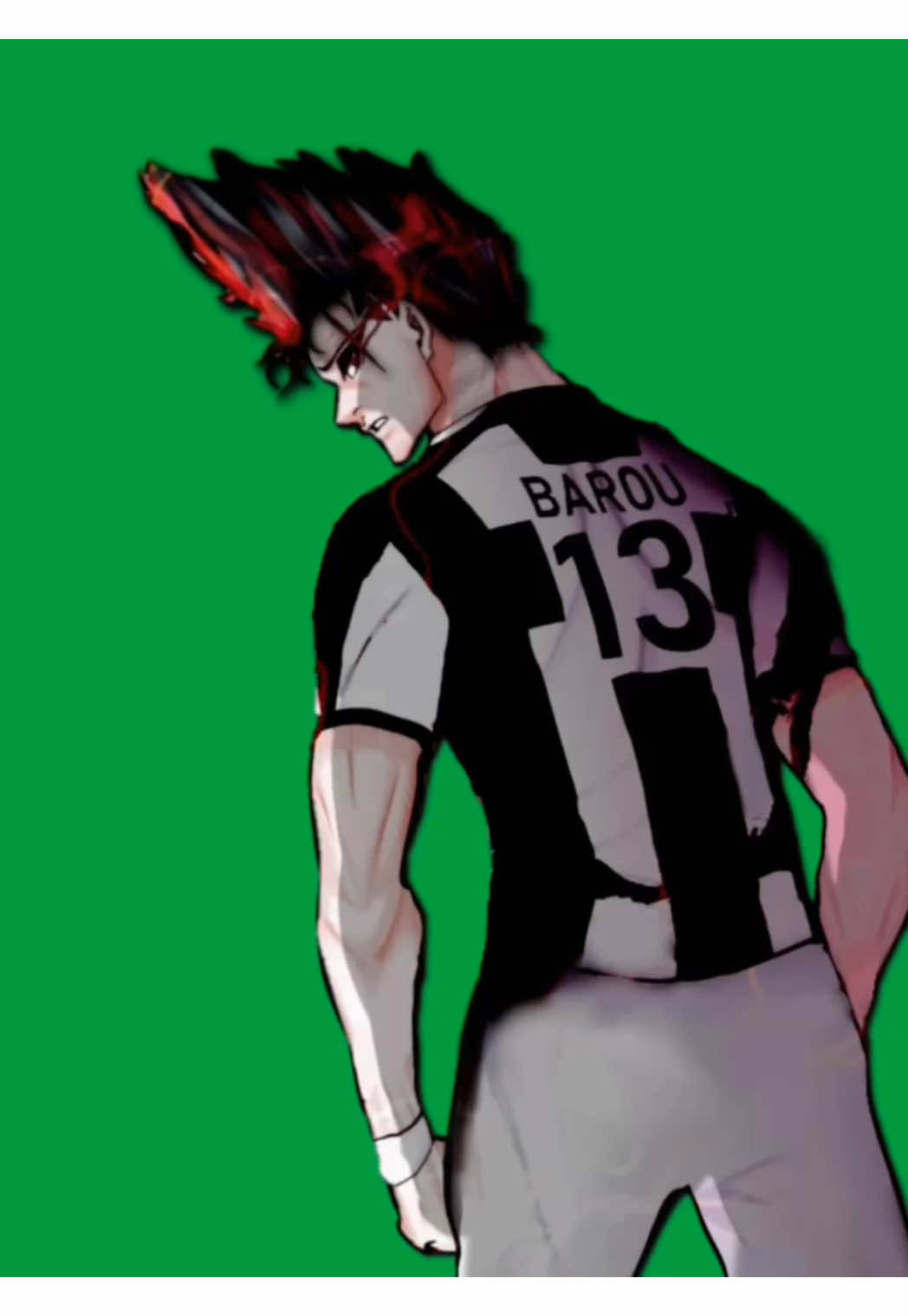 barou animation#greenscreen #bulelock #barou #fyp #edit 