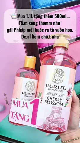 sữa tắm Purité combo mua 1.1L tặg 500ml #vanimini #ypfッ #lamdep #xuhuong #tiktokviral #chamsocda #suatam #suatamnuochoa #suatamtrangda #purite 
