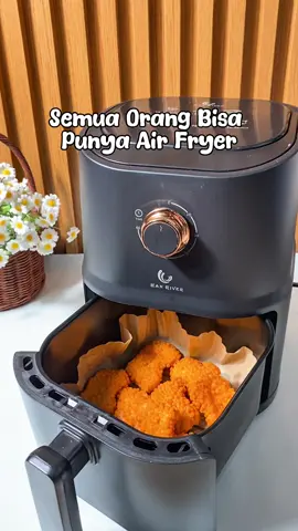 Sangat membantu banget buat aku masak & bikin cemilan jadi lebih sehat & praktis✨🥰 #hanriver #airfryer #airfryertiktok #lowwatt #lowbudget #hanriverairfryer #kitchenware #productrecommendations #kitchenappliances 