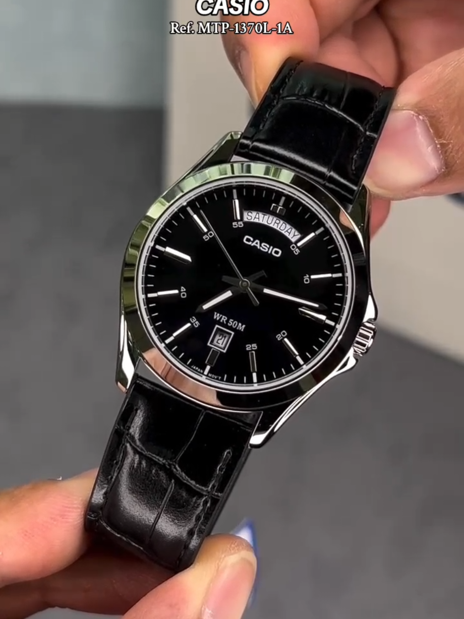 MTP-1370L-1A #casio #casiowatch #casioleather #fyp 