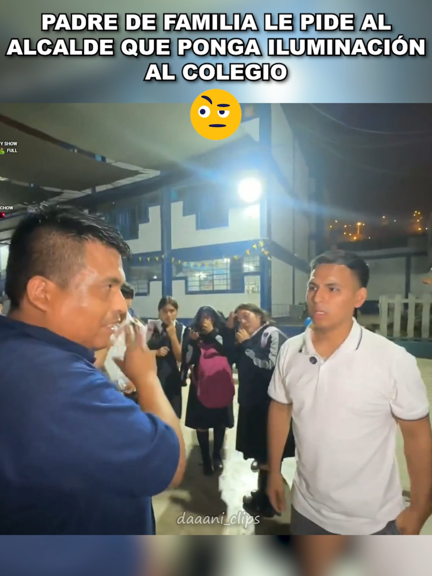 Hay que ser muy frío para decirle al alcalde que ponga iluminación en el colegio🧐🤔#FrancoVidal #FrancoVidalClips #FrancoVidalAlcalde #KickClips #paratii #fyp #videoviral