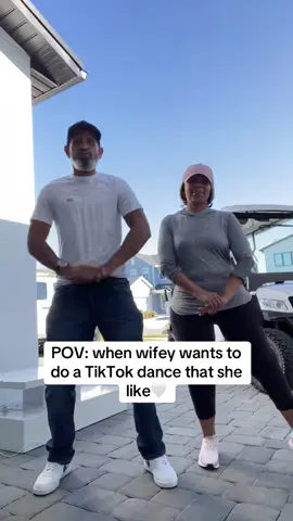love to see wifey smile 🤣 she shy y’all show love #fyp  #dance   