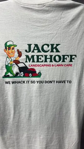 Jack Mehoff Landscaping will whack it for you! #FunnyShirts #funnyname #workshirt 