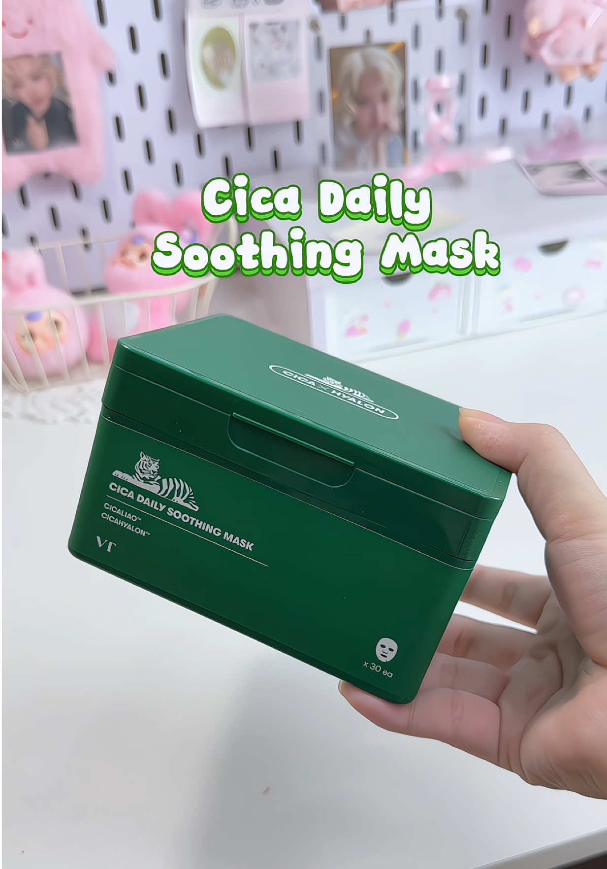 Đắp dịu, mê mùi của ẻm, xứng đáng mua đi mua lại luôn #review #unbox #maskgiay #vtcosmetics #cicadailysoothingmask 