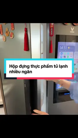 Hộp đựng thực phẩm tủ lạnh nhiều ngăn #giadungthongminh #giadungtienich #nộitrợ #fyp #hopdungthucphamtulanh 