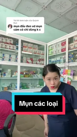 Trả lời @Quỳnh Kun Mụn các loại#lamdep #mun #giamtham #dadau 