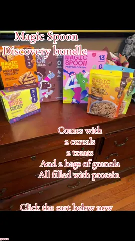 #magicspoon#discoverybundle#proteincereal#protiensnacks#proteingranola