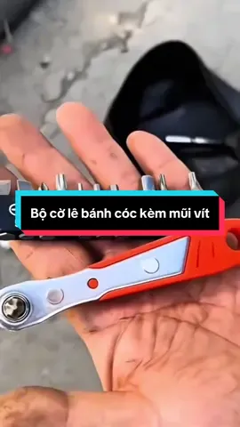 Bộ cờ lê bánh cóc , kèm các đầu vít , dễ dàng sử dụng trong không gian hẹp #coledanang #colebanhcoc #xuhuong #viralvideo #xuhuongtiktok 