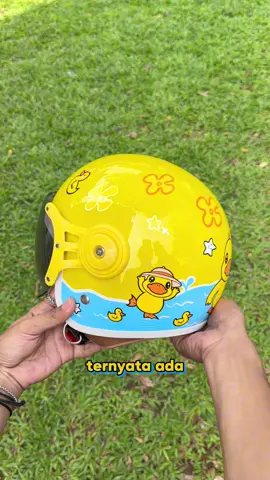 Anak anak auto betah pake helm lucu ini😍#helmetloverindonesia #helmanak #helmbogo #bipplast 
