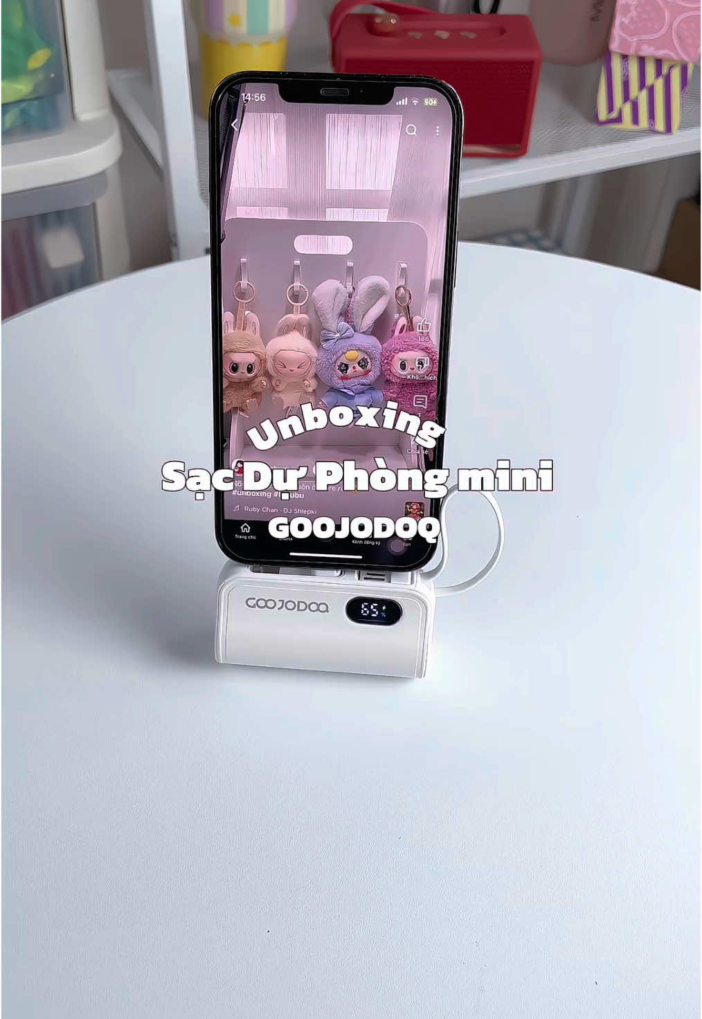Siu tiện , nhỏ gọn dễ mang theo #sacgoojodoq #sacduphong #sacduphongmini #sacpinduphong #goojodoq #sacmini #sacduphongnhogon #chauunbox #unboxing 
