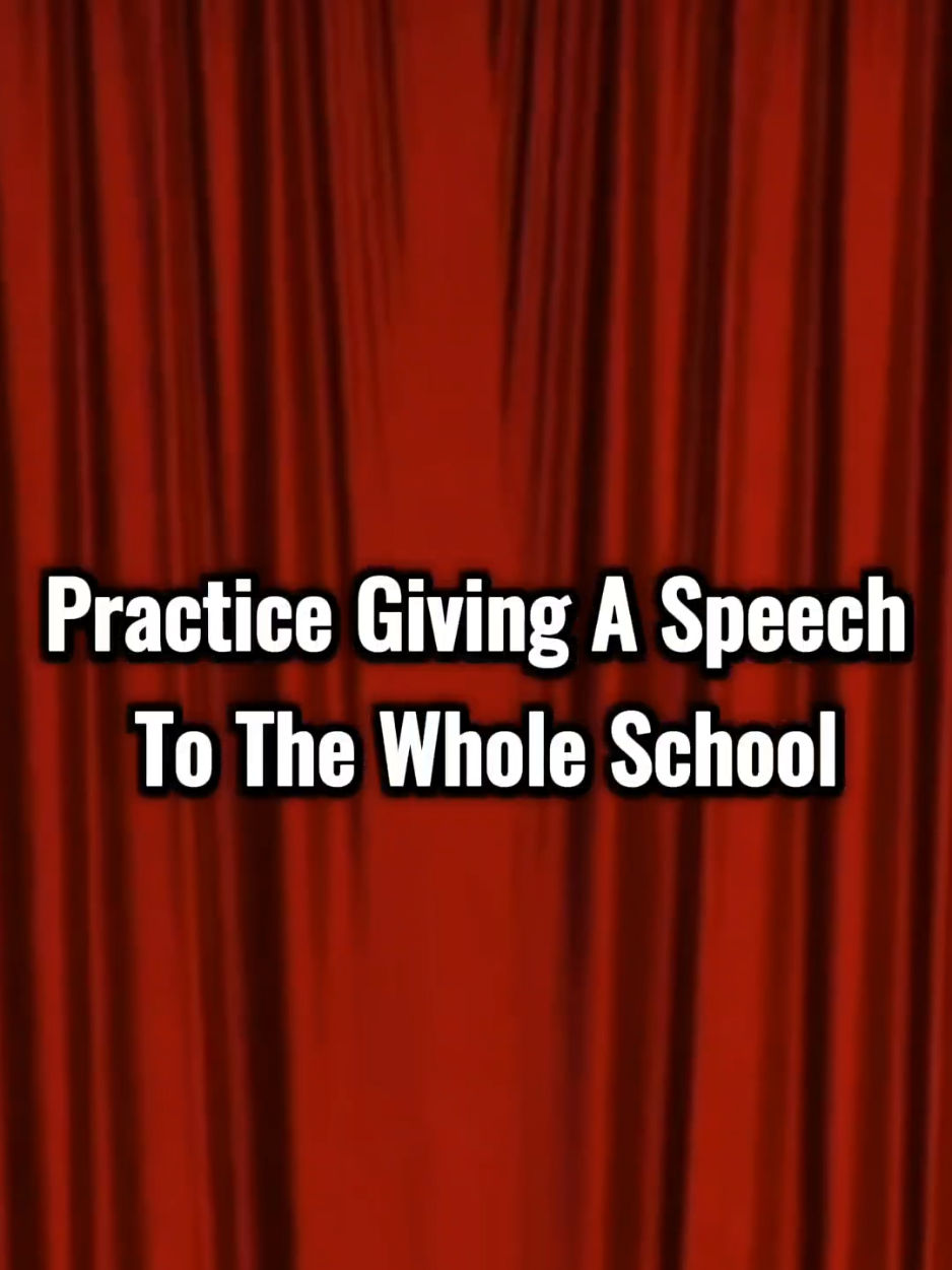 Practice Giving A Speech to the Whole school #speech #englishspeech #publicspeaking #publicspeeking 