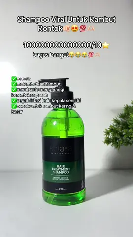 Shampoo kelaya non sls yang super gentle buat rambut rontok😍💯🤏🏻🍃#kelaya #kelayahairtreatment #kelayahairtreatmentshampoo #kelayahaircare #haircare #shampoo #shampoviral #shampokelaya #shampononsls #rambutrontok #rekomendasishampoo 