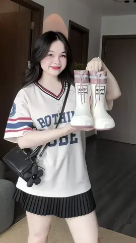 Bốt Đi Mưa Thời Trang,Chống Thấm #giaydimua #thoitrang #tiktokshop #xuhuong 