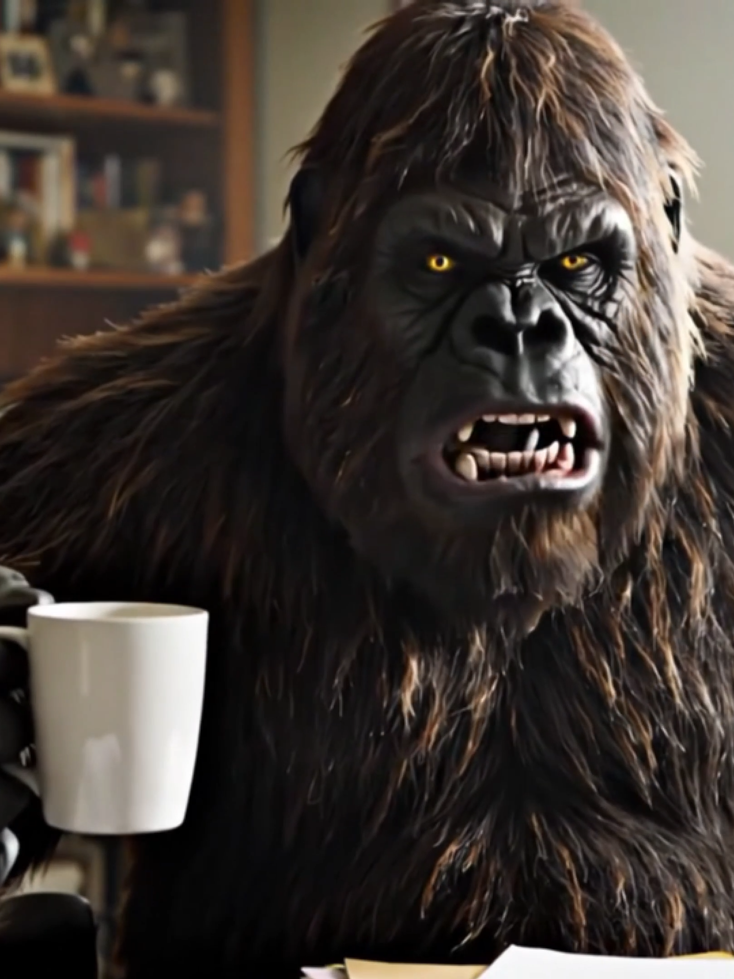 He’s saying what we’re all thinking about the 9-to-5. #worklife #corporatelife #bigfoot #thegrind #relatable #workhumor #burnout#ai #aigenerated #aivideo #veo #bigfoot #fyp #funny