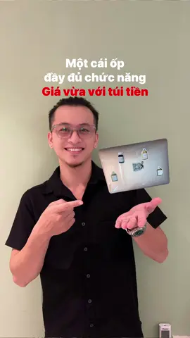 Chiếc ốp đầy đủ chức năng phù hợp với túi tiền #tiktokshop #opmacbook #optrongsuot #macbook 
