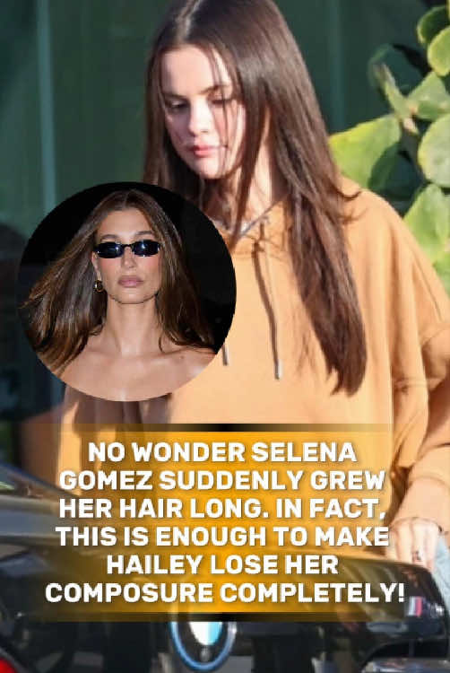 No wonder Selena Gomez suddenly grew her hair long. In fact, this is enough to make Hailey lose her composure completely!#SelenaGomez#Hailey#usa #fvp 