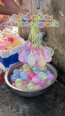 Bỏ điện thoại xuống và cùng chơi bóng nước nhe #bongnuoc #tuoitho #trochoi #trochoituoitho #bong #tròchơivui #bongbay 