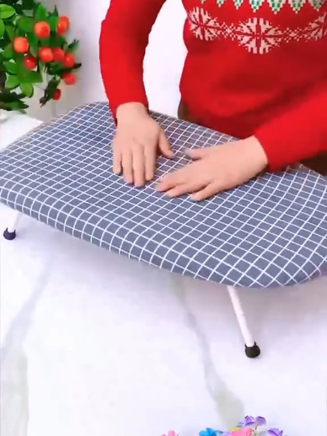 Mini Ironing Board  ✨ Compact & Convenient – Mini Ironing Board ✨ Say goodbye to bulky boards! 🧺 This space saving mini ironing board is perfect for quick touch-ups 👕 and small spaces 🏠. Lightweight, foldable, and easy to store – ideal for apartments, dorms, or travel 🧳. ✔️ Heat-resistant cover ✔️ Non-slip legs for stability ✔️ Easy to fold & carry Iron your clothes with ease, anytime, anywhere! 💨👗 COD available islandwide 