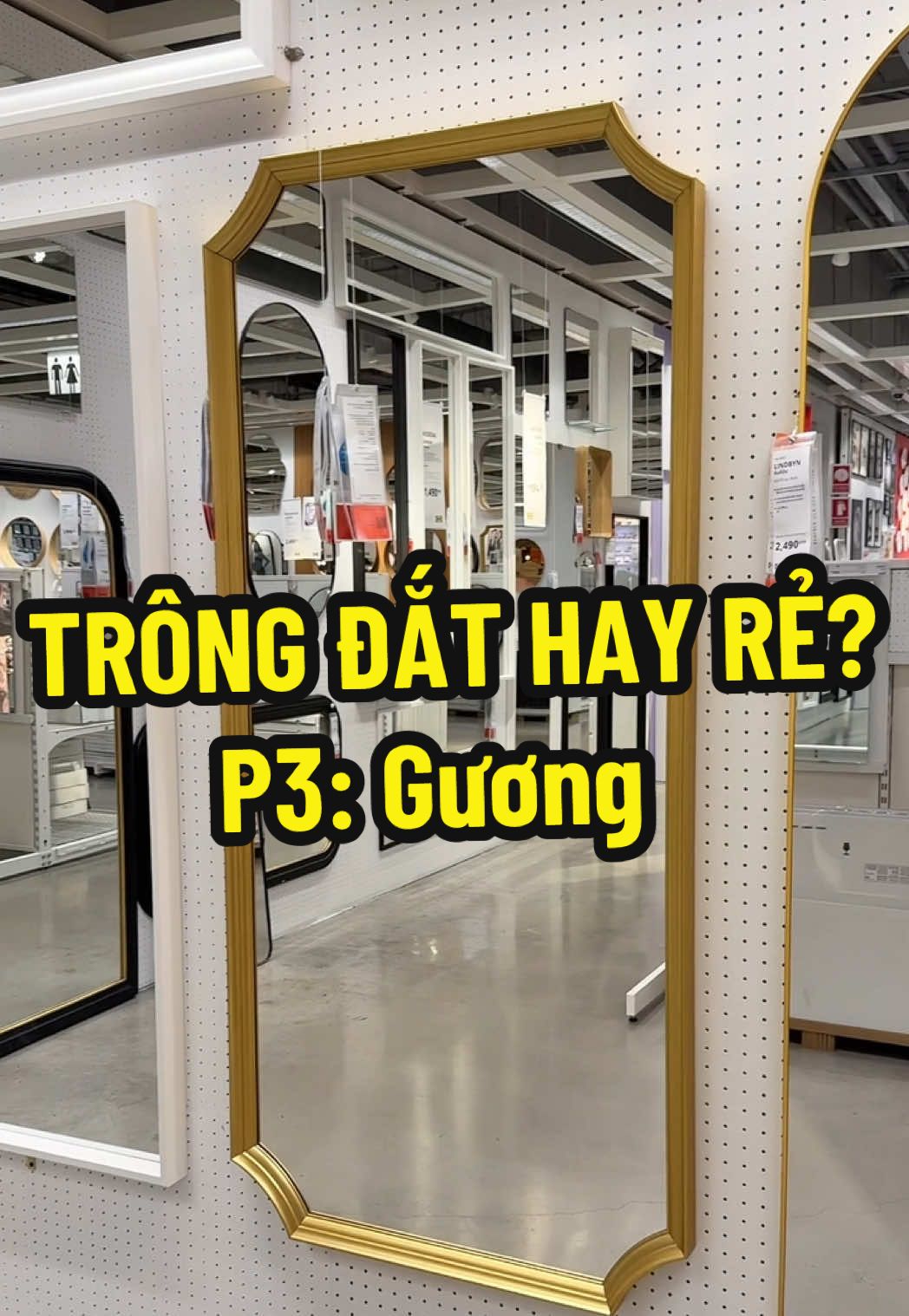 Cách chọn gương trang trí đắt tiền #homedecor #guongtrangdiem #nariabynana #tieudungthongthai 