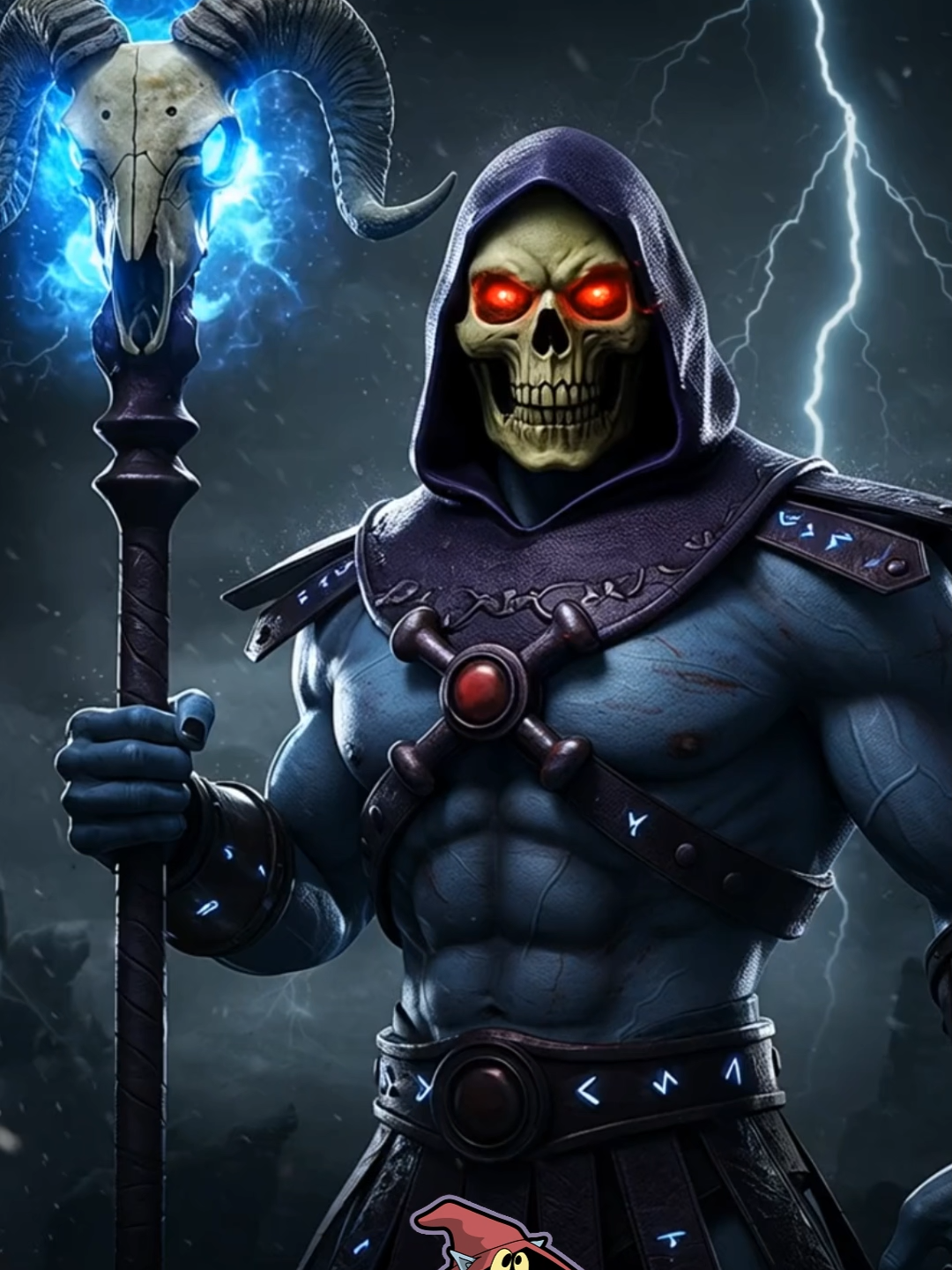 Algo realizado con IA, Skeletor con audio version Caricatura Audio Latino! quedó Genial