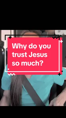 Why do you trust Jesus so much?  #fyp #fypシ #Christiantiktok #Jesusiscoming #praiseGod #iveseentomuch #myLordandSavior #trustJesus #Jesuslovesyou 