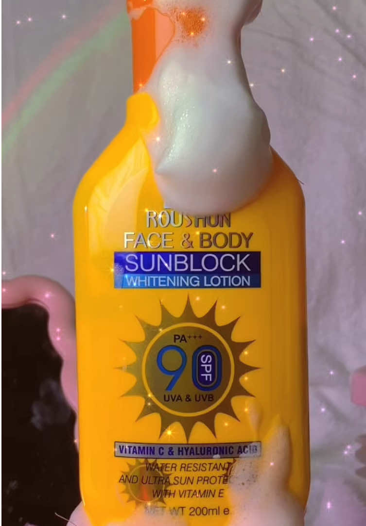mga miii try nyo tong Face and Body Sunblock may SPF 90 PA+++ #faceandbodysunblocklotion #faceandbodysunblockwhiteninglotion #affordablefaceandbodysunblock #vitaminc #waterresistant #ultrasunprotection #vitamine 