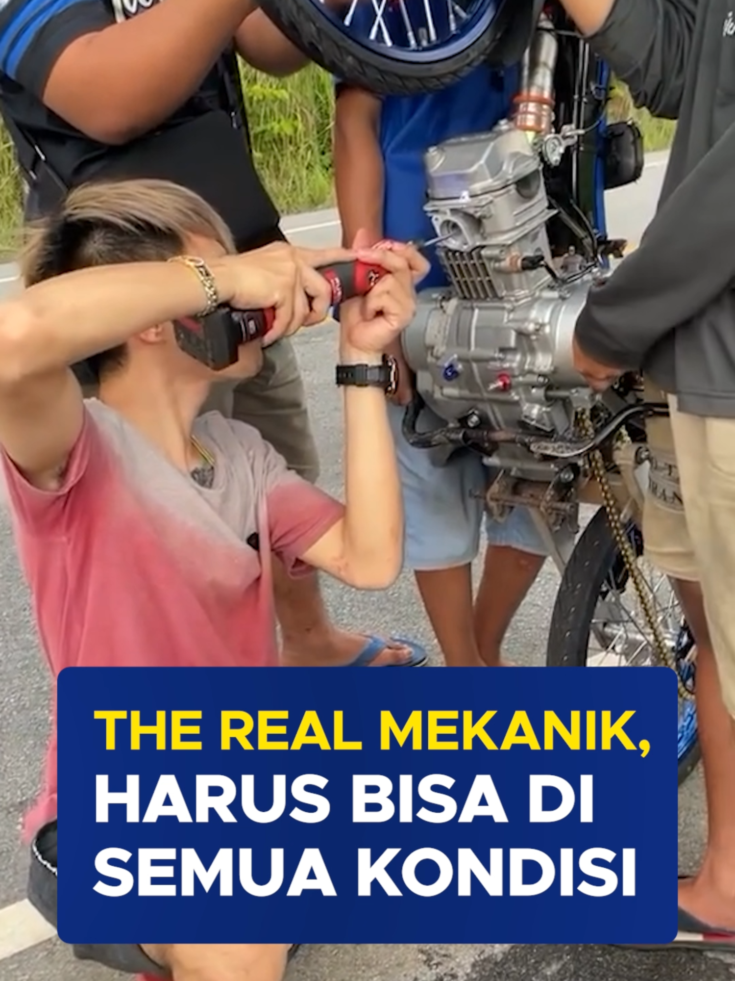 Mekanik yang ada aja tingkahnya, akan kalah sama paketan keren kaya gini 🤭 . #PORTING #mekanik #faito #racing #thailand