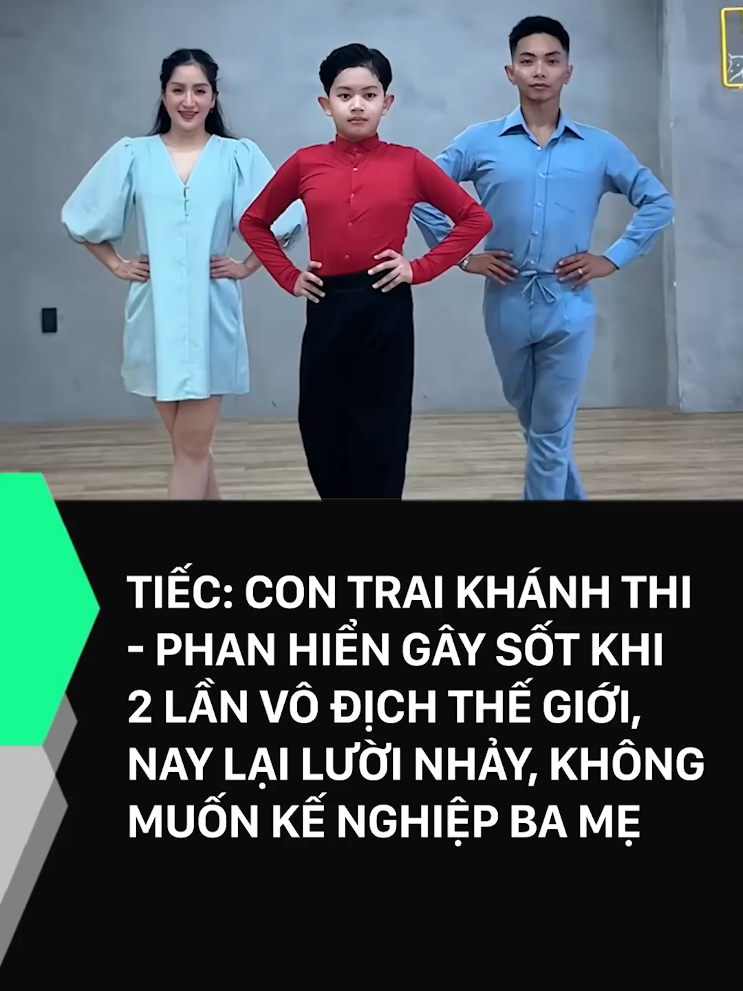 Chia sẻ mới đây của Khánh Thi khiến dân mạng tiếc nuối, nguyên nhân đến từ bé Kubi - một tài năng nhí của dancesport Việt Nam. #Mutex #tintuc #amm #khanhthiphanhie #kubi