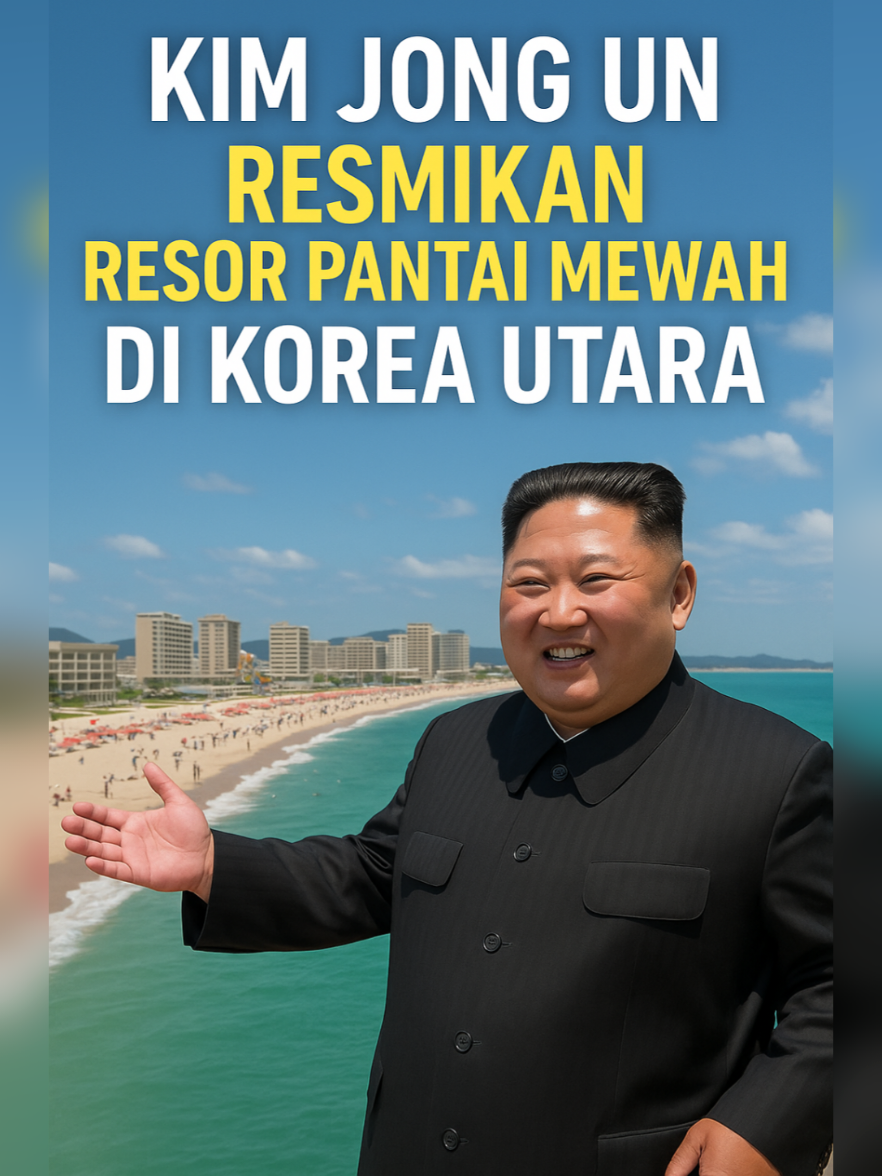 Kim Jong Un Resmikan Resor Pantai Mewah di Korea Utara. #WonsanKalma #KoreaUtara #KimJongUn #PariwisataKoreaUtara #ResorPantai #BeritaInternasional #AsiaTimur #PembangunanInfrastruktur