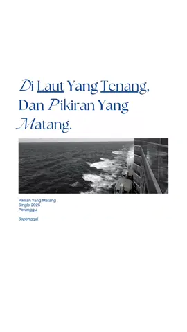 Pikiran Yang Matang #perunggu🥉  #indie #lirik #liriklagu #fypage #story #skena #indiemusic 