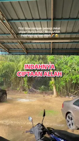 MasyaAllah 🥹 #indahciptaanallah #pelangi #indahciptaantuhan #indahnyapelangi 