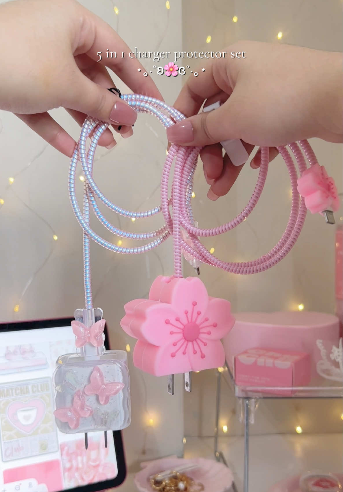 charger lifesavers 🌸🦋 #chargerprotector #cableprotector #chargercordprotector 