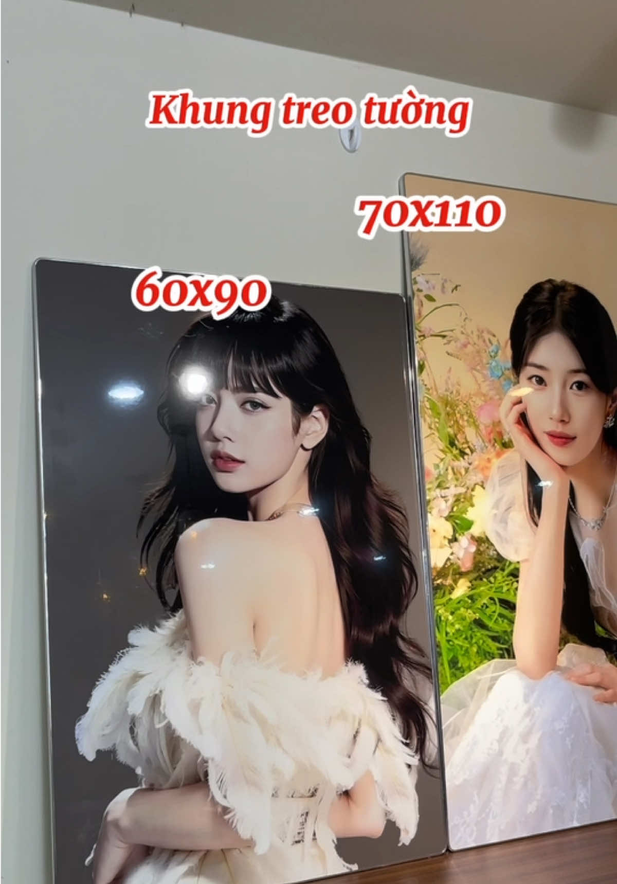 Khung treo tường siêu lớn nhà Pi ạ  #inanhtrangguong #inanhtheoyeucau #xuonginanhnhapi #xuonginanhtrangguong #fyp #xuhuong #treotuong 