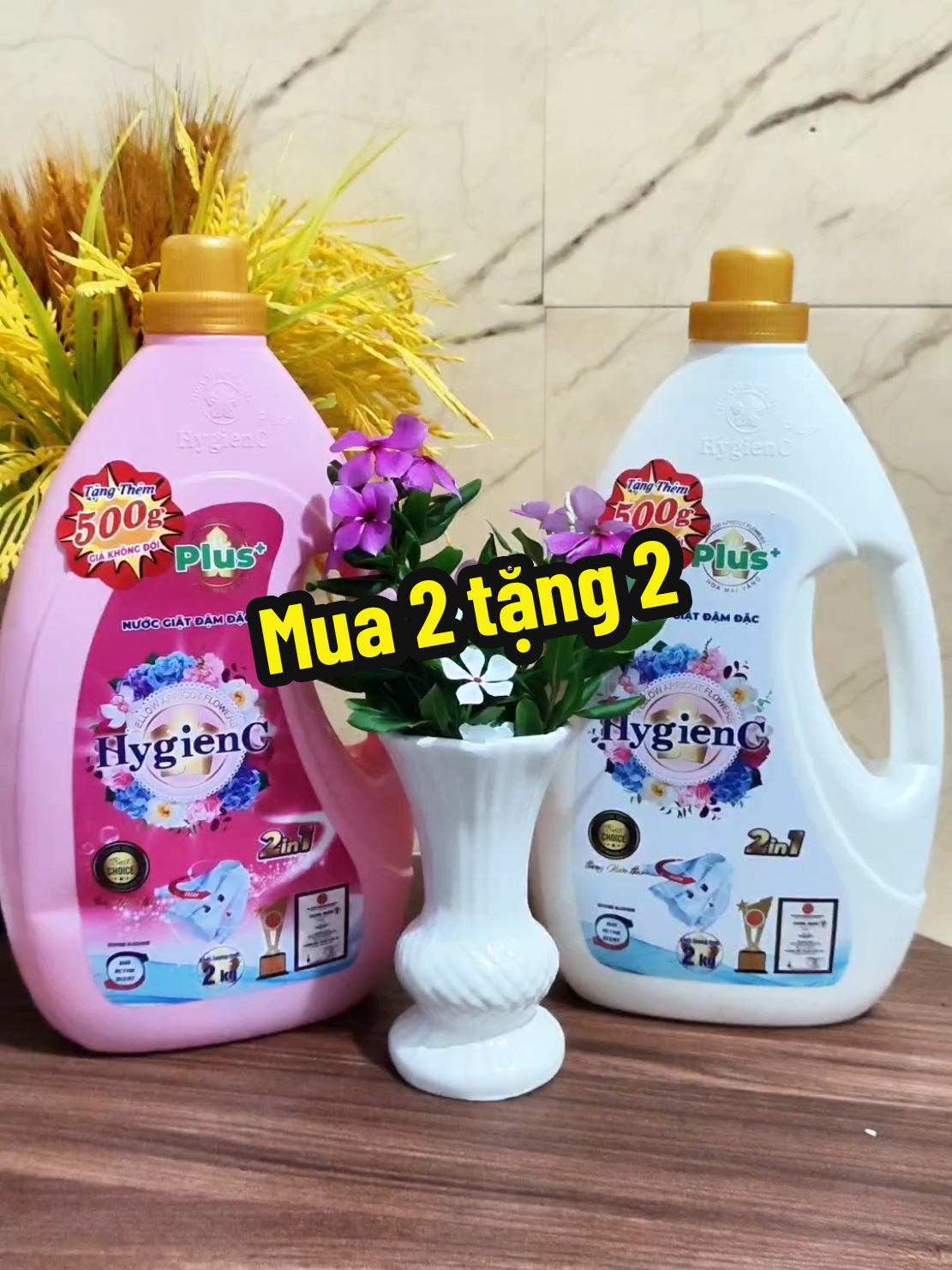Combo 4 kg nước giặt hygienec tặng 2 món quà miễn ship #vatdunggiadinh #xuhuongtiktok #nuocgiatxa #nuocgiathygienc 