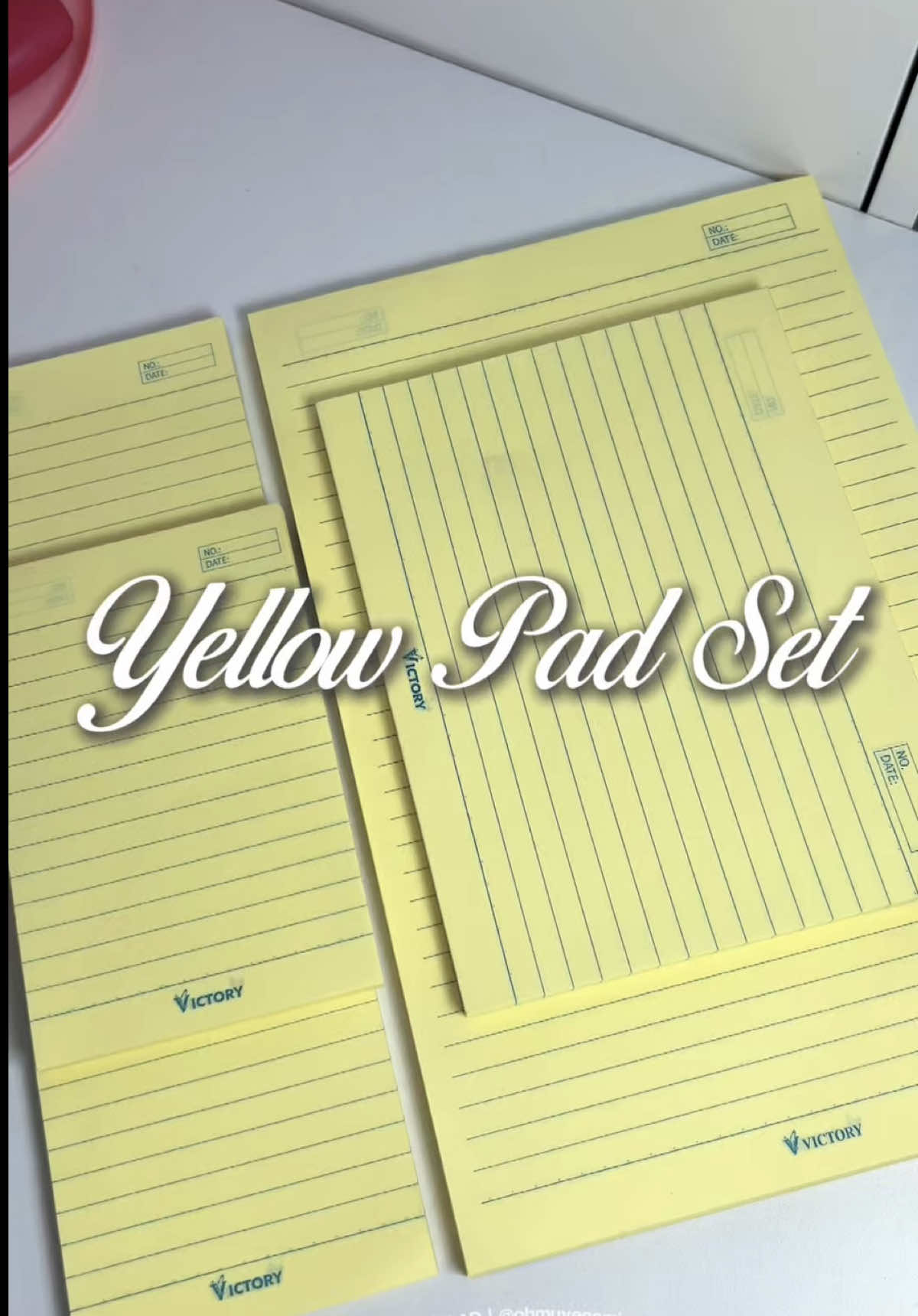 Back to school must have for college students! May yellow pad paper ka na ba? 💛 #yellowpad #paper #yellowpaper #yellowpadpaper #officesupplies #schoolessentials #studentessentials #collegeessentials #stationery #backtoschool #schoolsupplies 