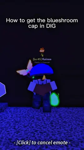 how to get the blueshroom cap/burple items in dig! #dig #roblox #fisch #growagarden #slapthatthangonmyface #fyp 