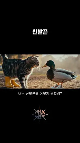 신발끈 #ai #comedy  #웃긴영상  #아재개그 