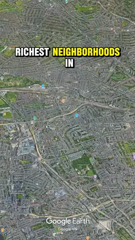 Which are the richest neighborhoods in London? #london #richest #nottinghill #kensingtonpalace #knightsbridge #mayfair #geography #googleearth 