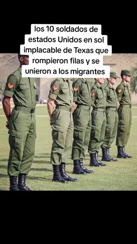 los 10 soldados de Estados Unidos que se unieron a la marcha con los migrantes estos soldados en el sur de Texas defendieron a los inmigrantes siendo ellos de padre también inmigrantes esto es un gran ejemplo de que un corazón es más potente que la frontera #Los10QueSeAtrevieron #SoldadosPorLaJusticia #MigrarNoEsCrimen #noestánsolos #foryou #foryoupage #usa #usa🇺🇸 #mexico🇲🇽 #texa #texas #Migración #HistoriasMigrantes #VidasQueCaminan #SueñoAmericano #RealidadMigrante #HistoriasQueDuelen #MiVidaDeMigrante #MigrarNoEsDelito #NuncaOlvides #MigrantesConDignidad #SinPapelesConValor #DeportaciónInjusta #NadieEsIlegal #JusticiaMigrante #ImmigrantStories #AmericanDream #NoOneIsIllegal #DeportationHurts #BorderStories > #HistoriasMigrantes #SueñoAmericano #MiVidaDeMigrante #MigrarNoEsDelito #immigrantstories 