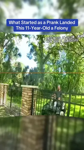 What Started as a Prank Landed This 11-Year-Old a Felony #cops #copsoftiktok 